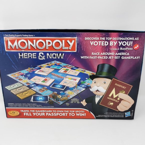 Monopoly Here and Now Board Game - Picture 2 of 6